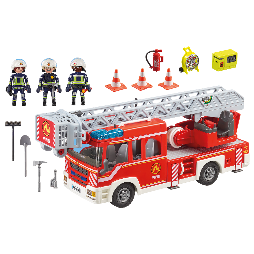Playmobil 9463 Fire Ladder Unit Truck City Action