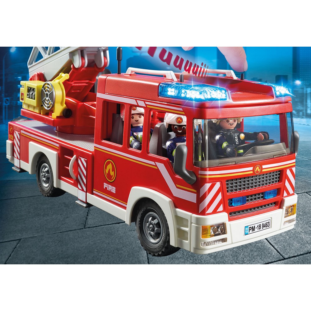 Playmobil 9463 Fire Ladder Unit Truck City Action