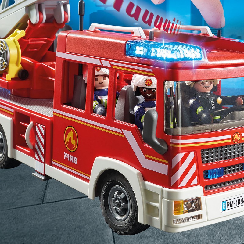 Playmobil 9463 Fire Ladder Unit Truck City Action