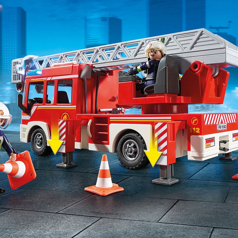 Playmobil 9463 Fire Ladder Unit Truck City Action