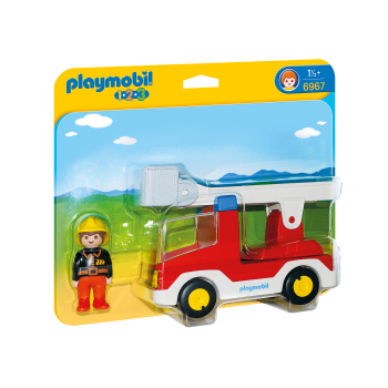 Playmobil 6967 - Ladder Unit Fire Truck - Playmobil 1.2.3.