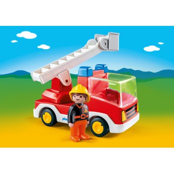 Playmobil 6967 - Ladder Unit Fire Truck - Playmobil 1.2.3.
