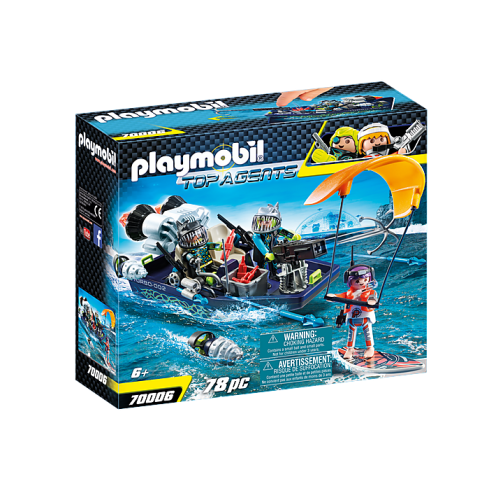 Playmobil 70006 Team S.H.A.R.K. Harpoon Craft - Top Agents