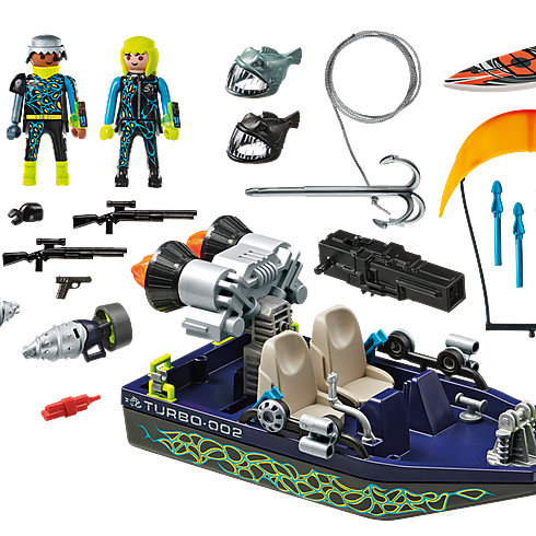 Playmobil 70006 Team S.H.A.R.K. Harpoon Craft - Top Agents