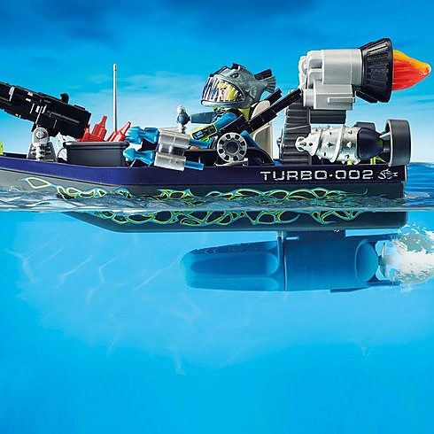 Playmobil 70006 Team S.H.A.R.K. Harpoon Craft - Top Agents