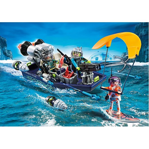 Playmobil 70006 Team S.H.A.R.K. Harpoon Craft - Top Agents