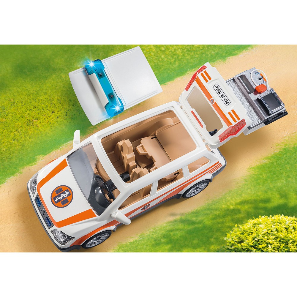 Playmobil 70050 City Life Emergency Car with Siren