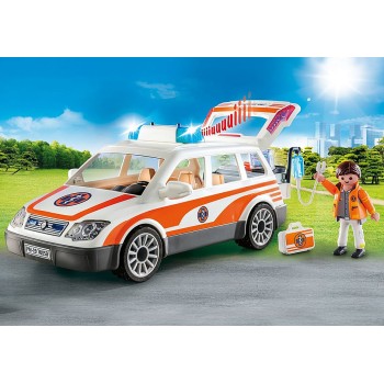 Playmobil 70050 City Life Emergency Car with Siren