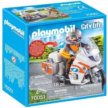 Playmobil 70051 City Life Emergency Motorbike 