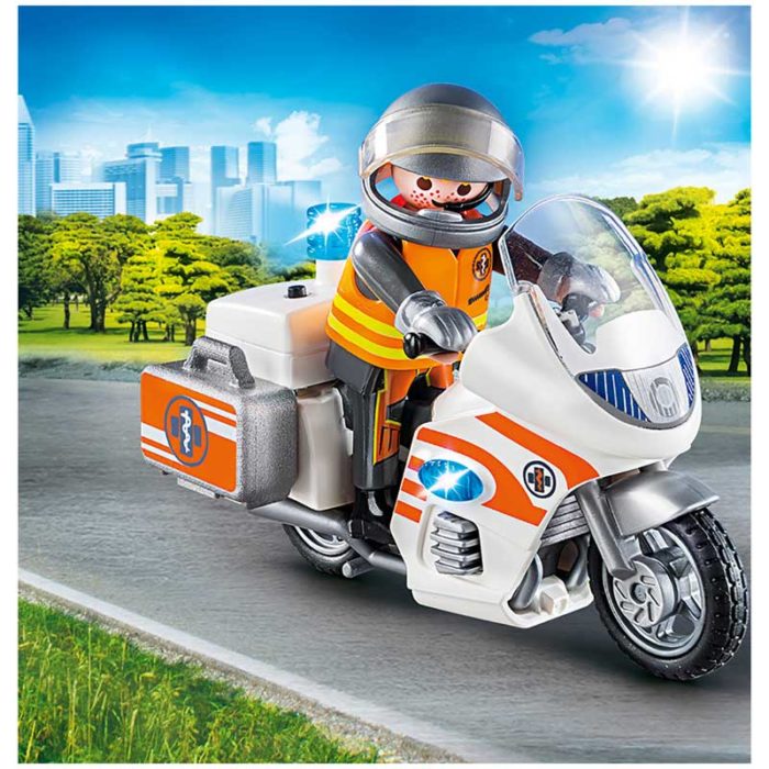 Playmobil 70051 City Life Emergency Motorbike 