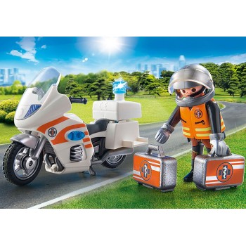 Playmobil 70051 City Life Emergency Motorbike 