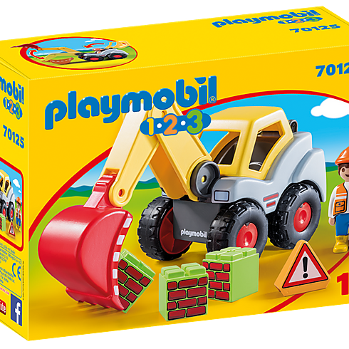 Playmobil 70125 - Shovel Excavator - Playmobil 1.2.3