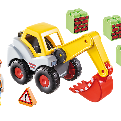 Playmobil 70125 - Shovel Excavator - Playmobil 1.2.3