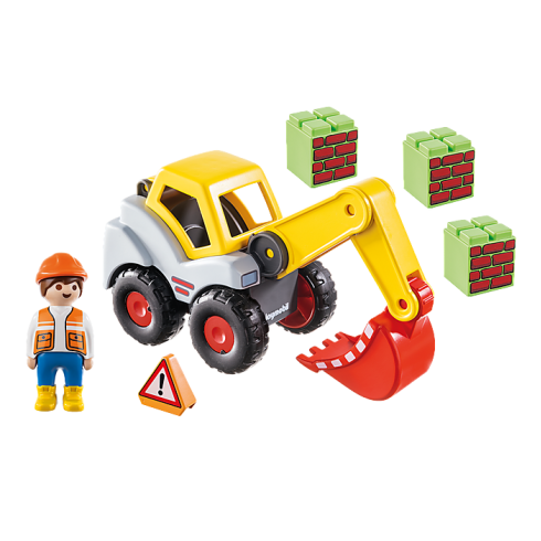 Playmobil 70125 - Shovel Excavator - Playmobil 1.2.3