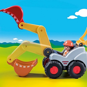 Playmobil 70125 - Shovel Excavator - Playmobil 1.2.3