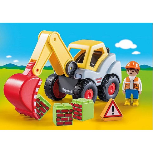 Playmobil 70125 - Shovel Excavator - Playmobil 1.2.3