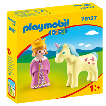 Playmobil 70127 - Princess with Unicorn - Playmobil 1.2.3
