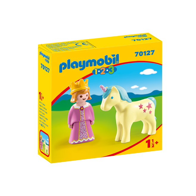 Playmobil 70127 - Princess with Unicorn - Playmobil 1.2.3