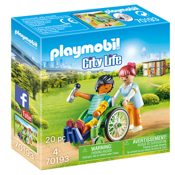 Playmobil 70193 - Patient in Wheelchair - City Life
