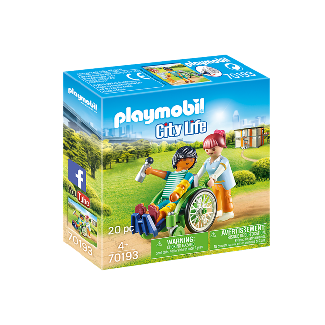 Playmobil 70193 - Patient in Wheelchair - City Life