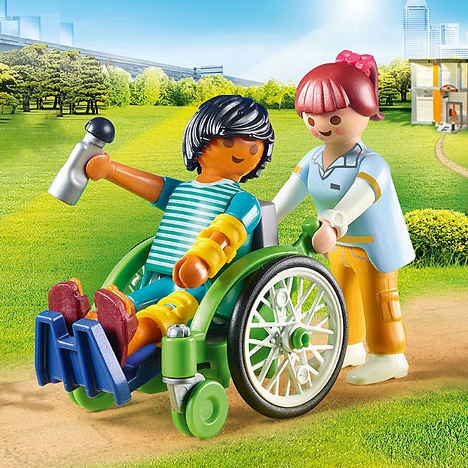 Playmobil 70193 - Patient in Wheelchair - City Life