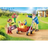 Playmobil 70194 - Grandmother with Child - City Life