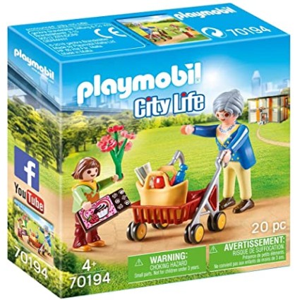 Playmobil 70194 - Grandmother with Child - City Life