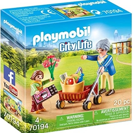 Playmobil 70194 - Grandmother with Child - City Life