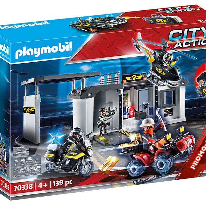 Playmobil 70338 - Take Along Tactical Unit Headquarters - City Action