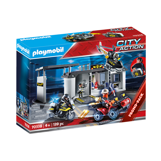 Playmobil 70338 - Take Along Tactical Unit Headquarters - City Action