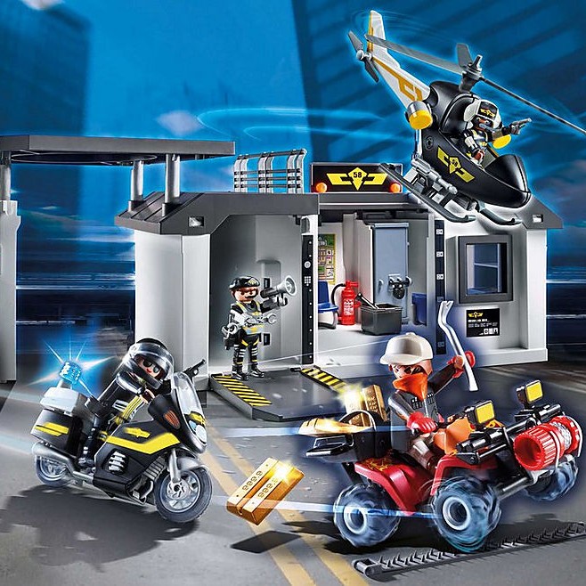 Playmobil 70338 - Take Along Tactical Unit Headquarters - City Action