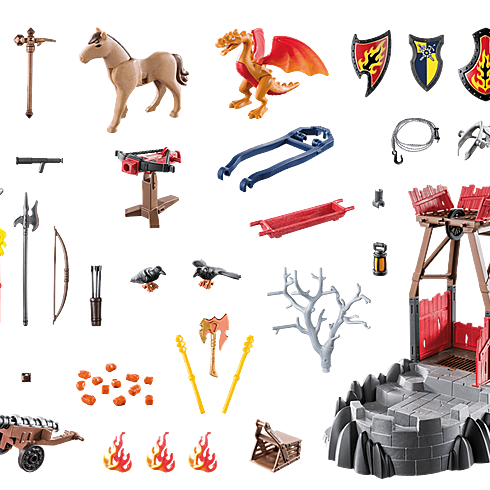 Playmobil 70390 - Burnham Raiders Lava Mine - Novelmore