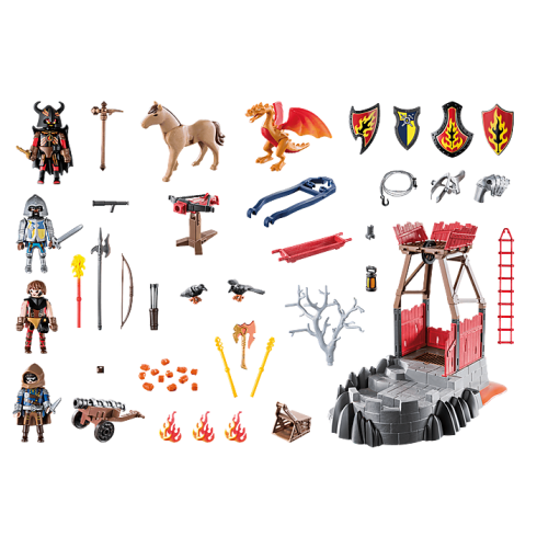 Playmobil 70390 - Burnham Raiders Lava Mine - Novelmore