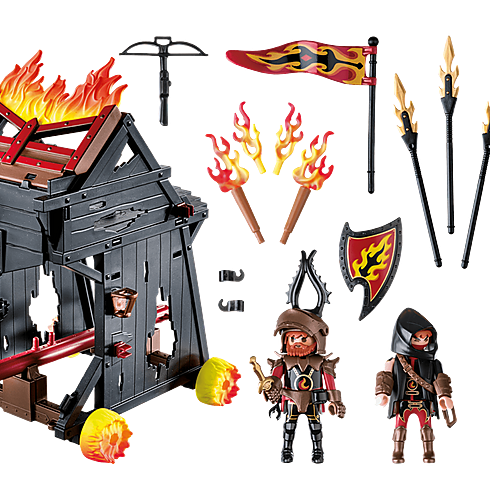 Playmobil 70393 - Burnham Raiders Fire Ram - Novelmore