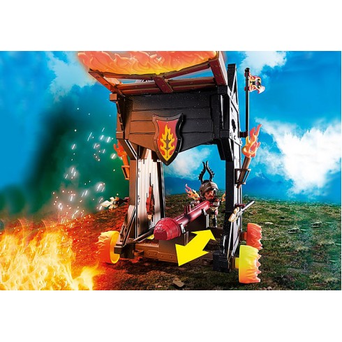 Playmobil 70393 - Burnham Raiders Fire Ram - Novelmore