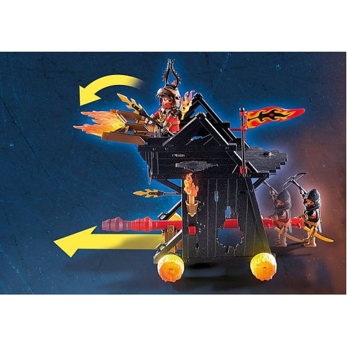 Playmobil 70393 - Burnham Raiders Fire Ram - Novelmore