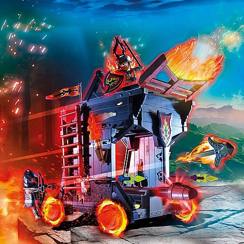 Playmobil 70393 - Burnham Raiders Fire Ram - Novelmore