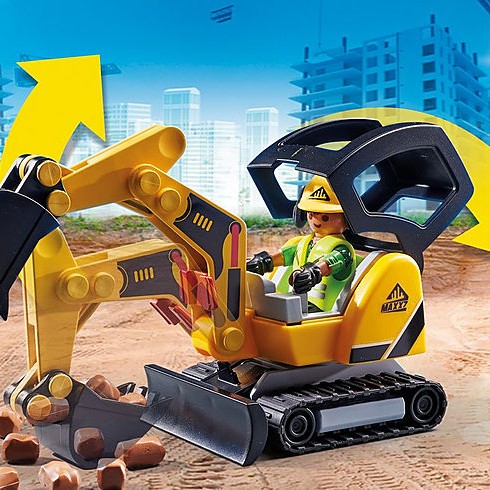 Playmobil 70443 - Small Excavator - City Action