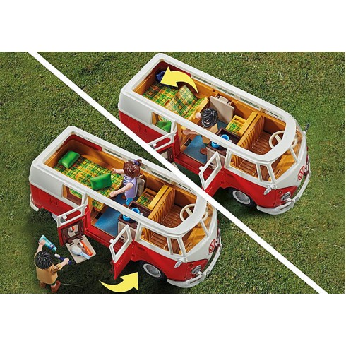 Playmobil 70176 - Volkswagen VW T1 Bus Camper Van 