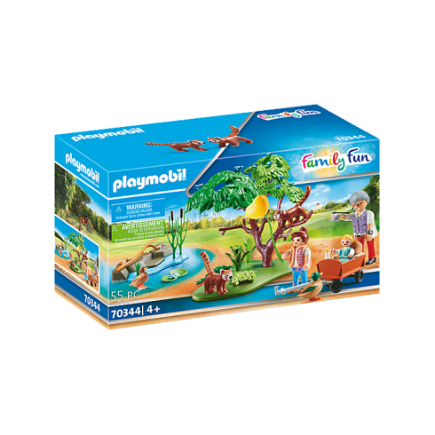 Playmobil 70344 - Red Panda Habitat - Family Fun