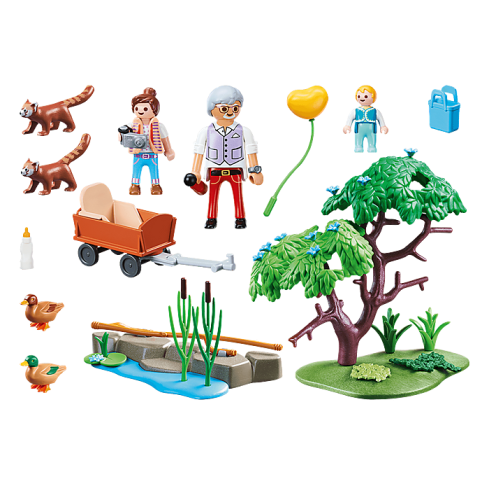 Playmobil 70344 - Red Panda Habitat - Family Fun