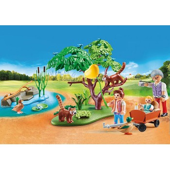 Playmobil 70344 - Red Panda Habitat - Family Fun