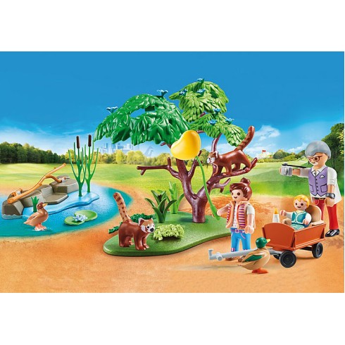 Playmobil 70344 - Red Panda Habitat - Family Fun