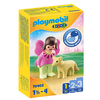Playmobil 70403 - Fairy Friend with Fox - Playmobil 1.2.3.
