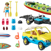 Playmobil 70436 - Beach Car with Canoe- Family Fun