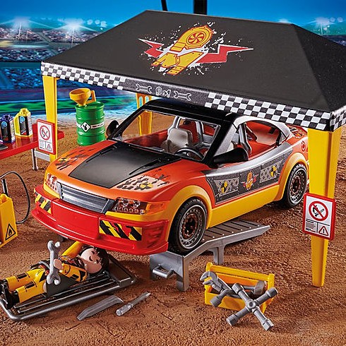 Playmobil 70552 - Stunt Show Service Tent - Stunt Show