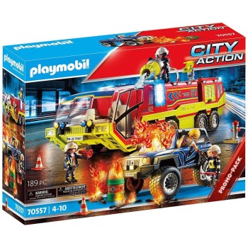 Playmobil 70557 - Fire Engine with Truck - City Action