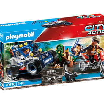 Playmobil 70570 - Police Off-Road Car with Jewel Thief - City Action