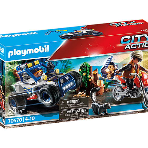 Playmobil 70570 - Police Off-Road Car with Jewel Thief - City Action