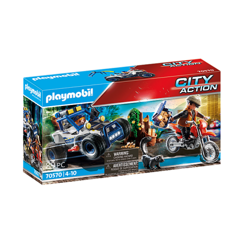 Playmobil 70570 - Police Off-Road Car with Jewel Thief - City Action